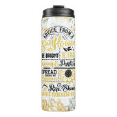 ヒマワリからのアドバイス タンブラー (正面)