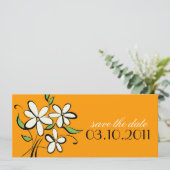 ヒマワリがあなたを結婚式に招待 招待状 (スタンド正面)