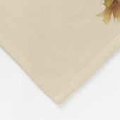 ヒマワリが付いている毛布 フリースブランケット (角)