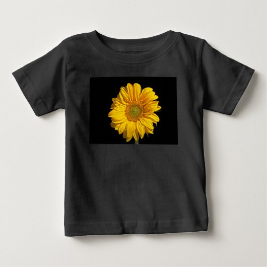 ヒマワリが咲く ベビーTシャツ (正面)
