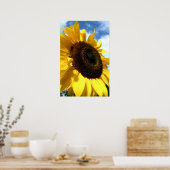 ヒマワリで閉ざされた花 ポスター (キッチン)