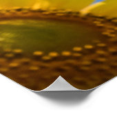 ヒマワリで顔を引用文に変える ポスター (角)