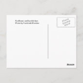 ヒマワリとのまわりに ポストカード (裏面)