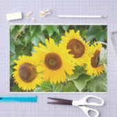 ヒマワリとの猫の悔やみや弔慰 薄葉紙 (クラフト)