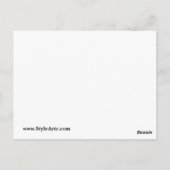 ヒマワリとオオカケス ポストカード (裏面)