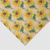 ヒマワリとトンボデザイン10 薄葉紙 (詳細)