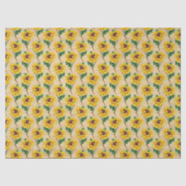 ヒマワリとトンボデザイン10 薄葉紙