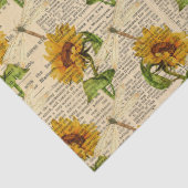 ヒマワリとトンボデザイン16 薄葉紙 (詳細)
