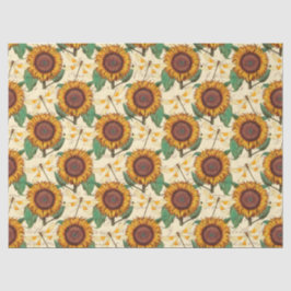 ヒマワリとトンボデザイン5 薄葉紙