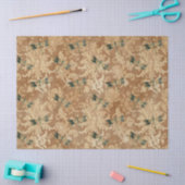 ヒマワリとトンボデザイン8 薄葉紙 (クラフト)