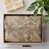 ヒマワリとトンボデザイン8 薄葉紙 (ギフト)