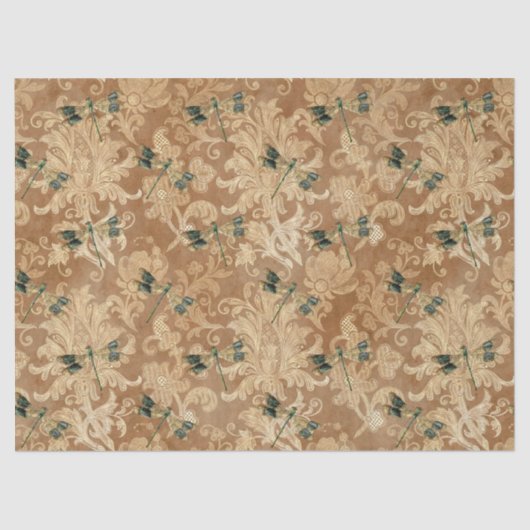 ヒマワリとトンボデザイン8 薄葉紙 (正面)