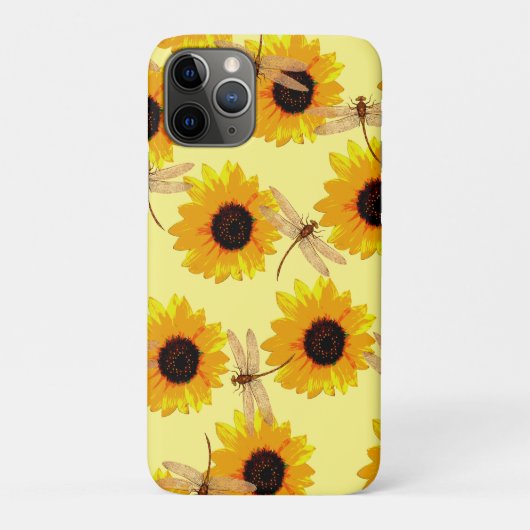 ヒマワリとトンボ Case-Mate iPhoneケース (裏)