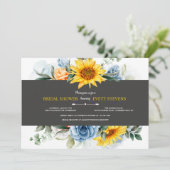 ヒマワリとバラ 招待状 (スタンド正面)