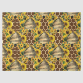 ヒマワリとビーシリーズデザインワン 薄葉紙