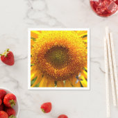 ヒマワリとビー スタンダードカクテルナプキン (インサイチュ)