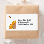 ヒマワリとビー ラベル (インサイチュ)