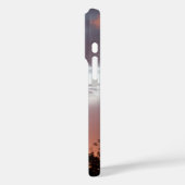 ヒマワリとピンクの夏の夕日 Case-Mate iPhoneケース (裏面 / 左)