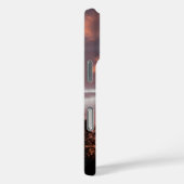 ヒマワリとピンクの夏の夕日 Case-Mate iPhoneケース (裏面 / 右)