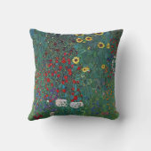 ヒマワリとファルメルガルデンとヒマワリクリムト クッション (裏面)