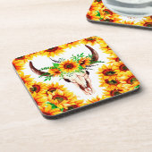 ヒマワリとブルスカル コースター (左側)