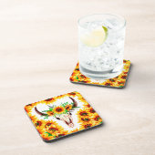 ヒマワリとブルスカル コースター (右側)