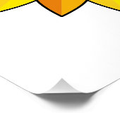 ヒマワリとブルーバタフライ ポスター (コーナー)