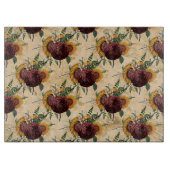 ヒマワリとランヌカルス カッティングボード (正面)