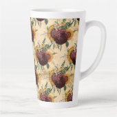 ヒマワリとランヌカルス カフェラテマグ (右)