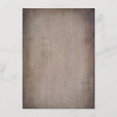 ヒマワリとレッドローズ秋の結婚式詳細 エンクロージャーカード (裏面)