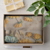 ヒマワリとヴィンテージの配列 薄葉紙 (ギフト)