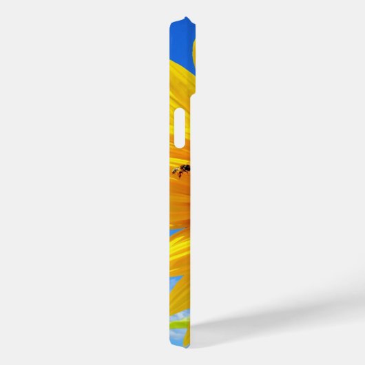 ヒマワリと蜂のiPhoneケース Case-Mate iPhoneケース (裏面 / 右)