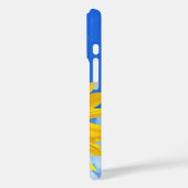 ヒマワリと蜂のiPhoneケース Case-Mate iPhoneケース (裏面 / 左)