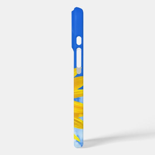 ヒマワリと蜂のiPhoneケース Case-Mate iPhoneケース (裏面 / 左)