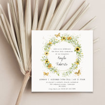 ヒマワリと蝶の聖餐式