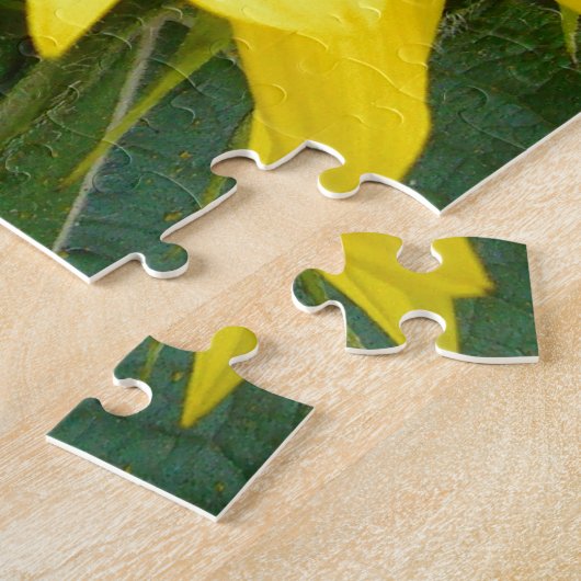 ヒマワリと蝶 ジグソーパズル (側面)