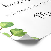 ヒマワリどのよう多くのキスブライダルシャワーゲーム ポスター (角)