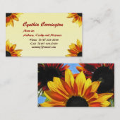 ヒマワリのお母さん コーリングカード (正面/裏面)