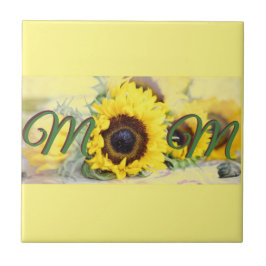 ヒマワリのお母さん タイル
