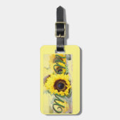 ヒマワリのお母さん ラゲッジタグ (正面縦)
