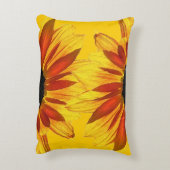 ヒマワリのアクセントの枕 アクセントクッション (裏面(縦))