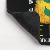 ヒマワリのウクライナ国旗Ukrainと親切なスタンド マウスパッド (コーナー)