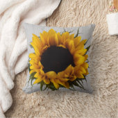 ヒマワリのクッション クッション (ブランケット)