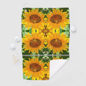 ヒマワリのゴルフタオル ゴルフタオル (インサイチュ)