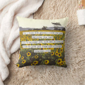 ヒマワリのジェレミアの聖書の詩の装飾用クッション クッション (ブランケット)