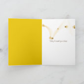 ヒマワリのタビー猫 カード (内部)