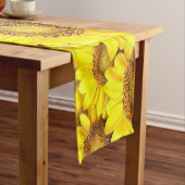 ヒマワリのデザインのテーブルのランナーの家の装飾 ショートテーブルランナー (インサイチュ)