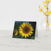 ヒマワリのデュオNotecard カード (黄色い花)