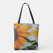 ヒマワリのトート トートバッグ (裏面)