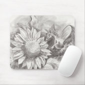 ヒマワリのドラゴンのマウスパッド マウスパッド (マウス)